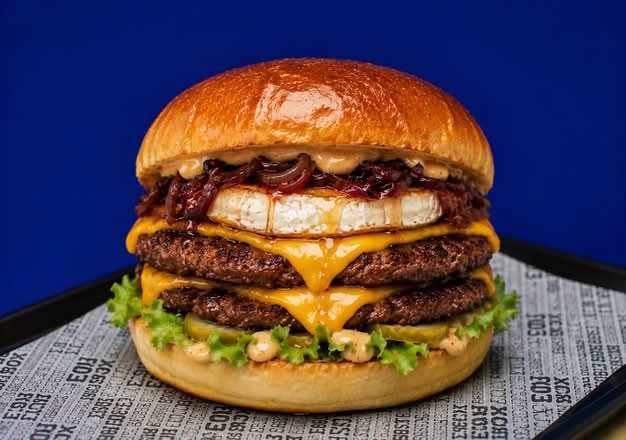 Broski burger chèvre miel