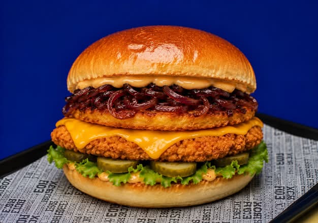 Broski chicken burger