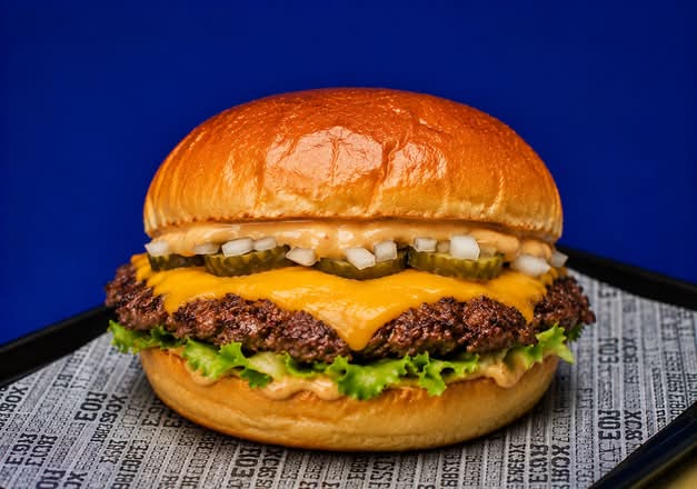Simple smash burger
